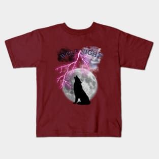 Wolf Night Kids T-Shirt